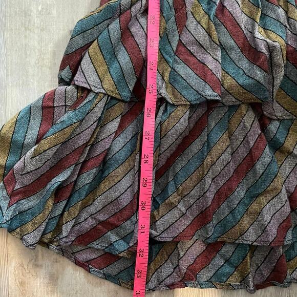 Mustard Seed Striped Smocked Sleeveless Mini Dress size Large - Picture 15 of 15